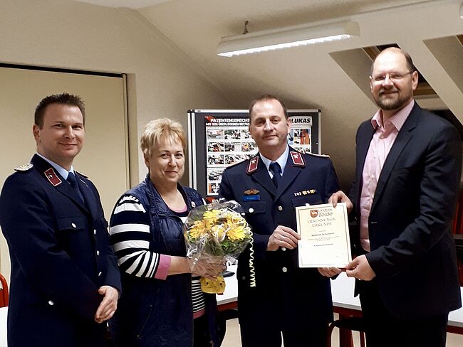 Matthias Schumann ist Kreisbrandmeister des Landkreises Börde 